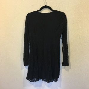 The Impeccable Pig Dresses - The Impeccable Pig black lace long sleeve dress The Impeccable Pig Dresses - The Impeccable Pig black lace long sleeve dress